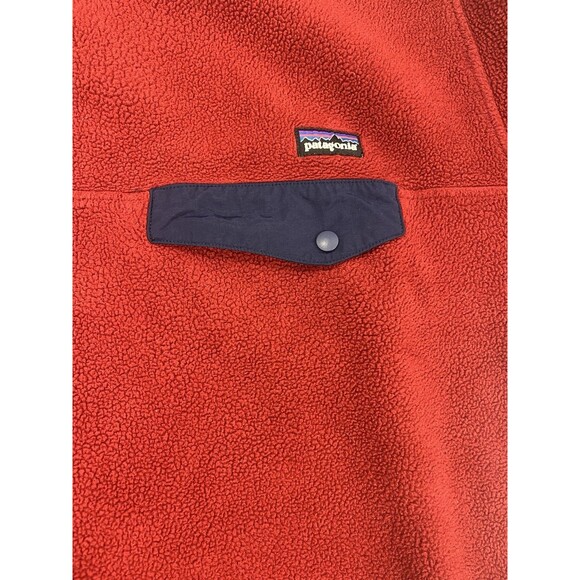 Patagonia Synchilla Snap-t Fleece Jacket Mens Size XL Red Outdoors Winter 2010s - Picture 4 of 8
